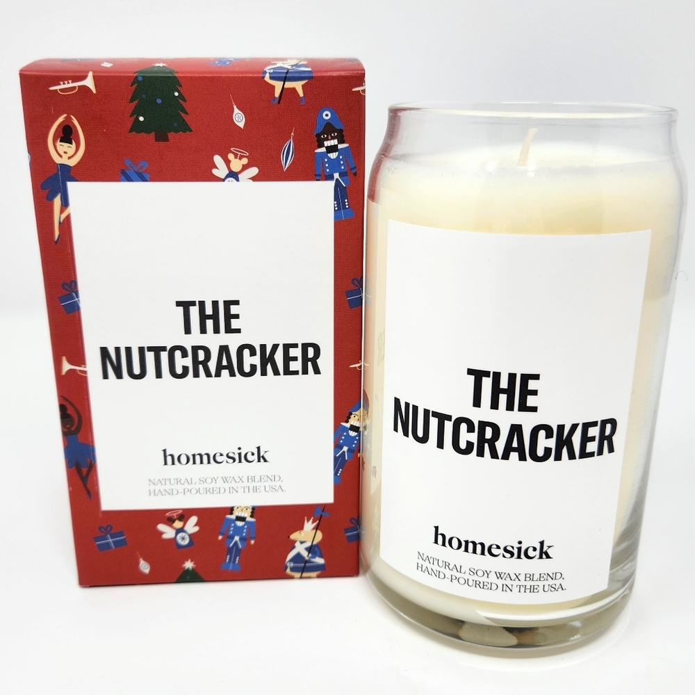 Homesick Candle The Nutcracker 13.75 oz, New, Christmas Candle, Holiday Scent